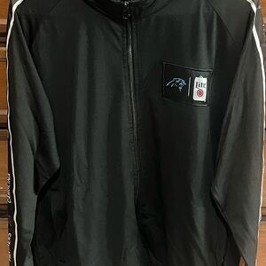 Miller Lite Carolina Panthers NFL Full Zip Track Jacket Men's Size Large L